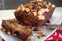 Kahlua Caramelized Banana S’More Bread