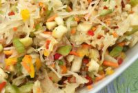 Crisp & Zesty Sauerkraut Slaw