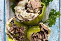 Loaded Philly Cheese Steak Peppers