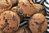 Decadent Double Chocolate Banana Muffins