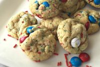 Star-Spangled M&M Pudding Cookies