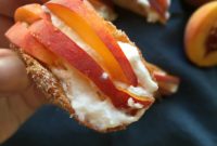 Sweet Peach Cream Tacos