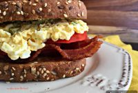 The Best Bacon, Egg Salad, and Tomato Sandwich