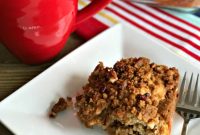 Golden Cinnamon Streusel Coffee Cake