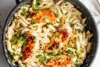 Velvety Chicken Penne Pasta