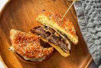 Signature Mushroom Swiss Burger