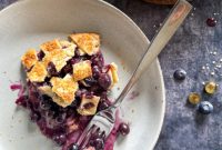 Golden Baked Blueberry Bliss