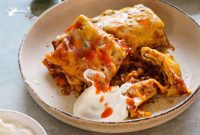 Comforting Slow Cooker Smothered Burritos