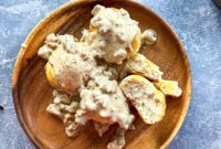 The Best Homemade Sausage Gravy and Biscuits Recipe