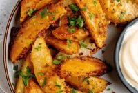 Crispy Parmesan Roasted Wedges