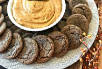 Warm Spiced Cookies with Creamy Pumpkin Dip