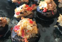 Creamy Surimi Stuffed Mushrooms