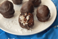 Coconut Almond Brownie Bites