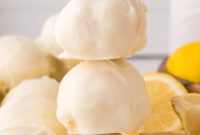 Zesty White Chocolate Lemon Bites