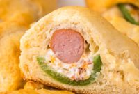 Cheesy Jalapeño Popper Pigs in a Blanket