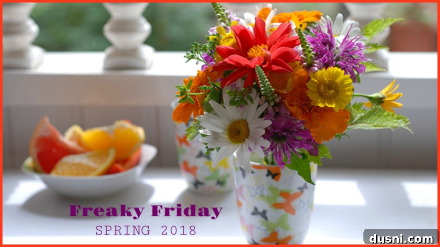 Whip Up Your Own Everything Bagel Dip 4 A colorful banner for the 'Freaky Friday Spring Blog Hop 2018,' featuring a collage of delicious dishes from various participating food blogs, including salads, desserts, and appetizers.