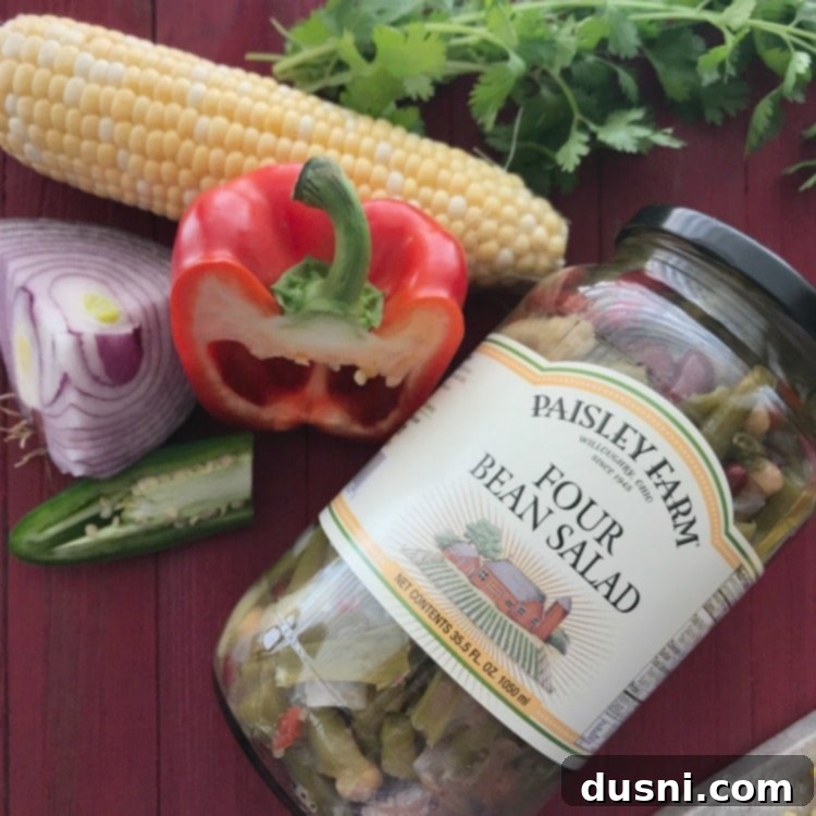 Four-Bean Fiesta Salad 4 Paisley Farm Four Bean Salad