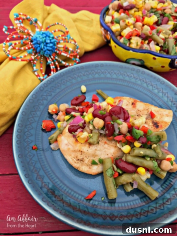 Four-Bean Fiesta Salad 7 mexican-four-bean-salad-iver-chicken