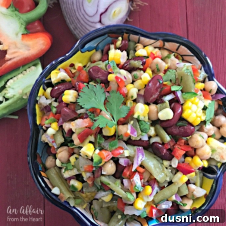 Four-Bean Fiesta Salad 8 Mexican Four Bean Salad