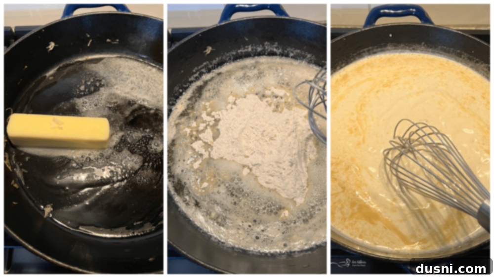 Creating sauerkraut soup broth with vegetables and bratwurst