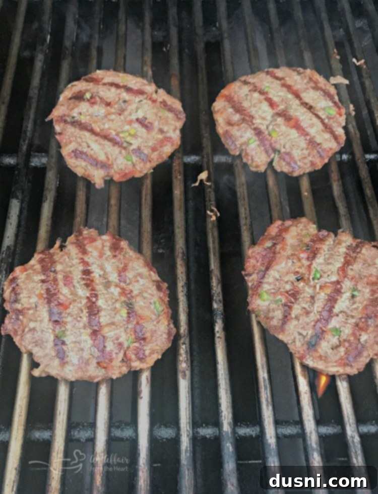 Spicy Bacon Kraut Burger