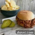 Sloppy Dorothy Sandwiches up close