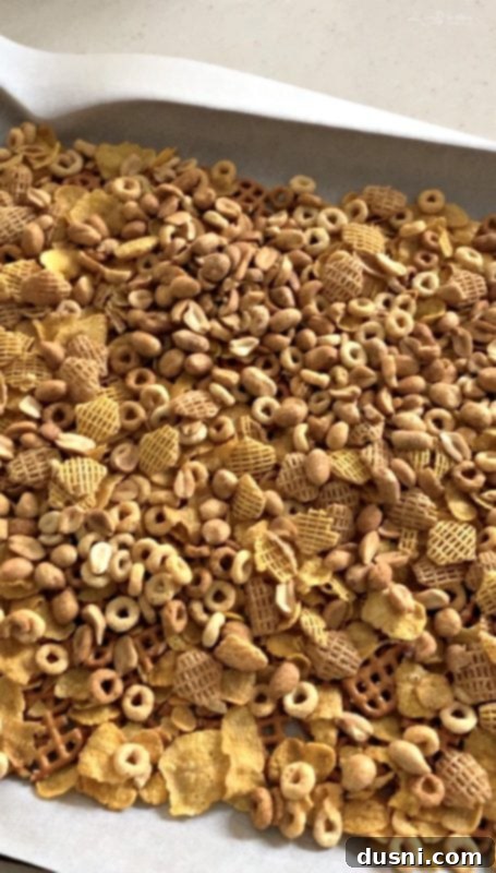 Monster Mash Snack Mix 5 Ingredients laid out for Halloween White Trash Mix preparation