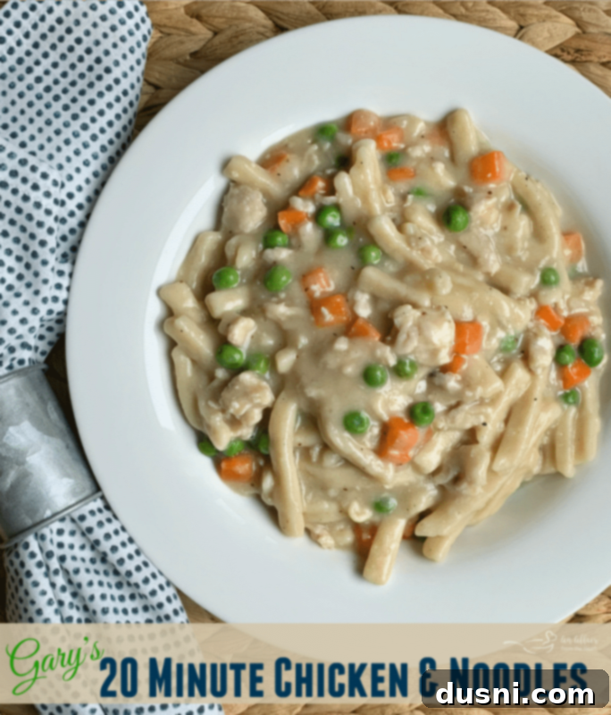 Gary's 20 Minute Chicken & Noodles - Hero Image