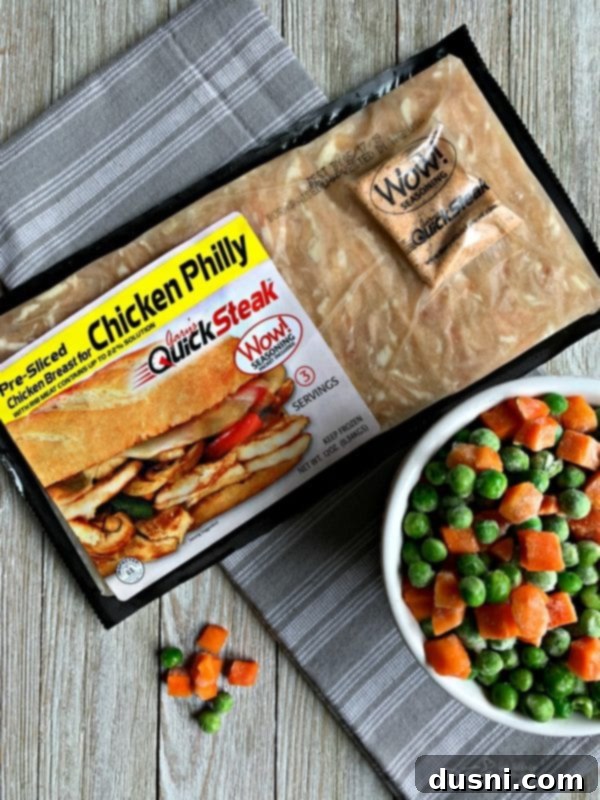 Preparing Gary's 20 Minute Chicken & Noodles