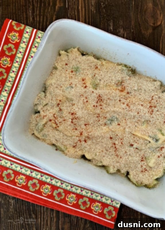 Cheesy Brussels Bake 8 Topping Brussels Sprouts Gratin with bread crumbs and paprika