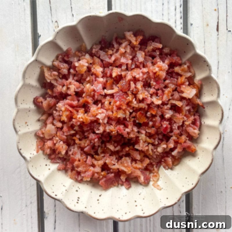 Cheesy Crack Bread with crispy bacon