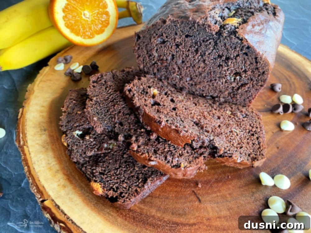 Ingredients for Chocolate Orange Banana Bread