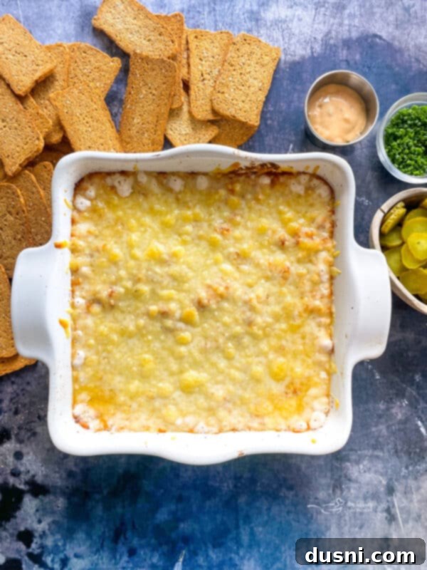 Crock Pot Reuben Dip with a cracker