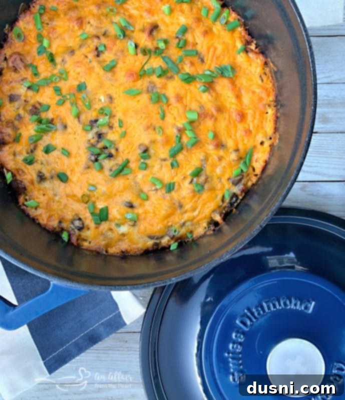 Hearty Dutch Oven Brunch Casserole 13 Dutch Oven Brunch Bake - Sausage Egg Casserole