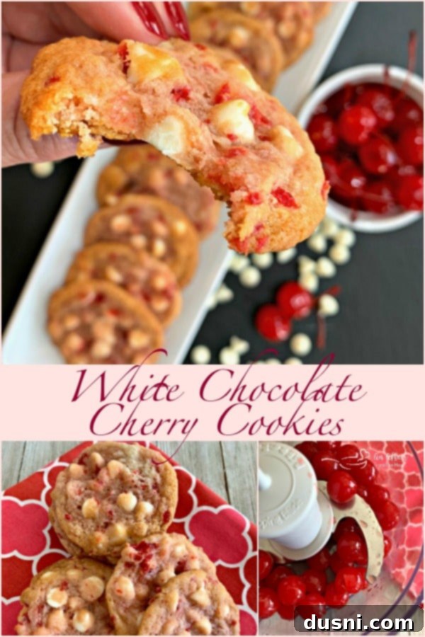 Luscious White Chocolate Cherry Cookies 21 White Chocolate Cherry Cookies - An Affair from the Heart