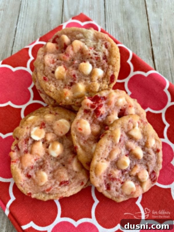 Luscious White Chocolate Cherry Cookies 22 White Chocolate Cherry Cookies