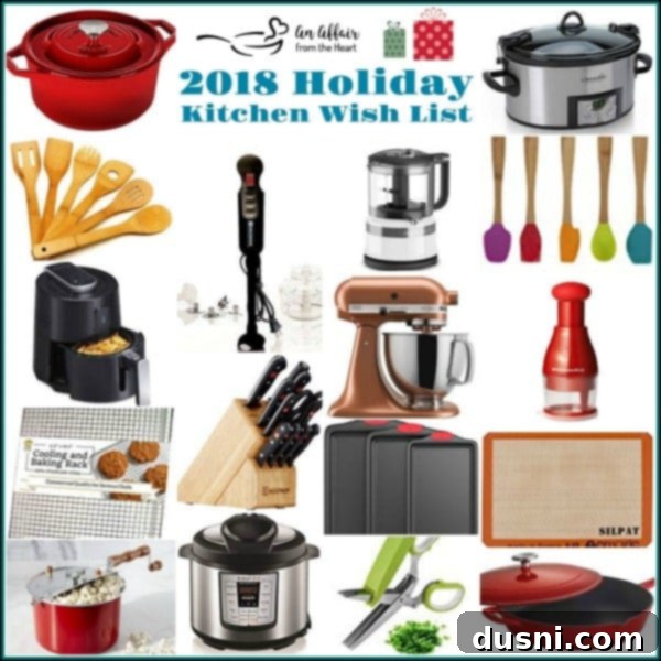 Holiday Kitchen Dreams: Our Ultimate Wish List 20 A curated collection of essential kitchen items for holiday gifting, perfect for foodies and home cooks.