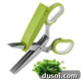 Specialized herb shears for quick and easy herb chopping.