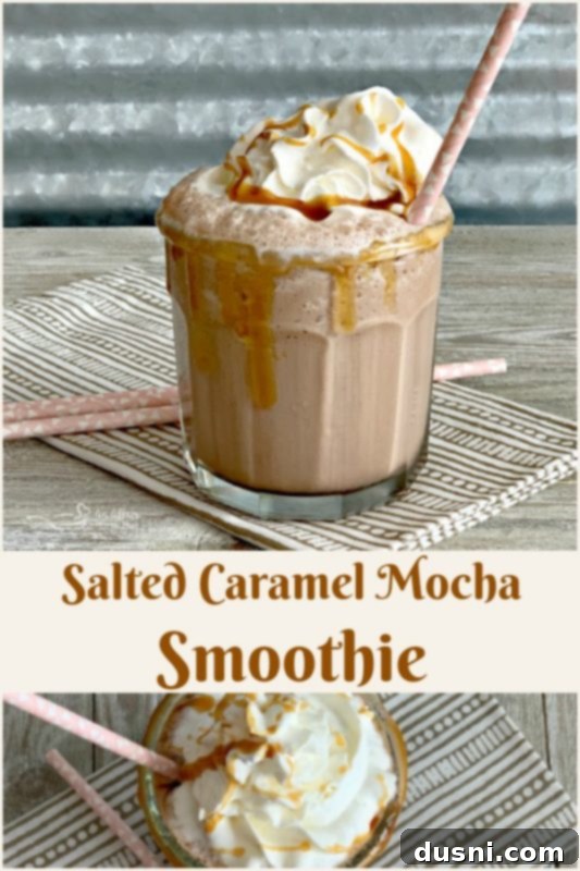 Salted Caramel Mocha Smoothie