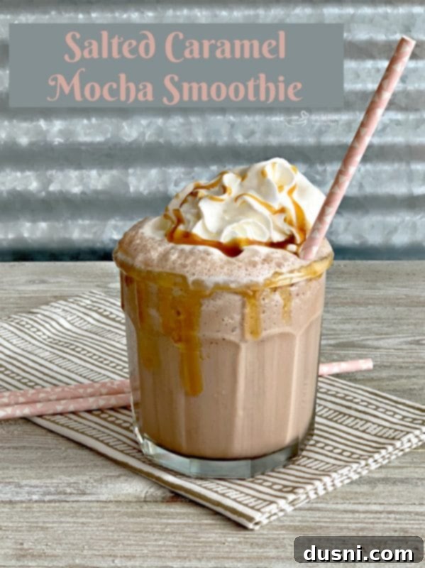 Salted Caramel Mocha Smoothie