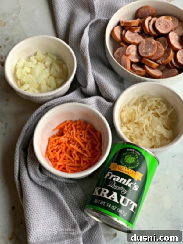 Hearty Instant Pot Beer Cheese Soup with Kielbasa and Sauerkraut 5 Instant Pot Beer Cheese Soup with Kraut & Kielbasa