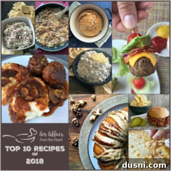 Heartfelt Bites: Our Top 10 Recipes of 2018 2 Best of 2018 An Affair from the Heart - Reader Favorite Recipes