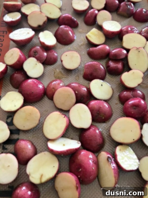 Golden Roasted Salmon with Crispy Potatoes and Tender Green Beans 5 Roasted Salmon Sheet Pan Meal with Potatoes & Green Beans