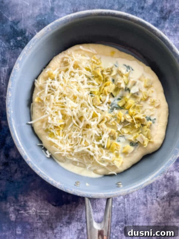 Bake for 15 minutes or until cheese turns golden brown