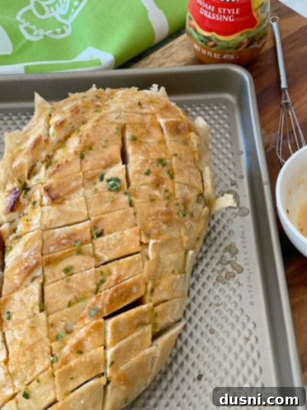 Dorothy's Cheesy Bacon Pull Apart Bread