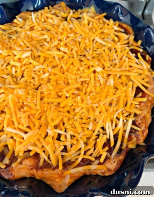 Baked Chili Cheese Bean Dip