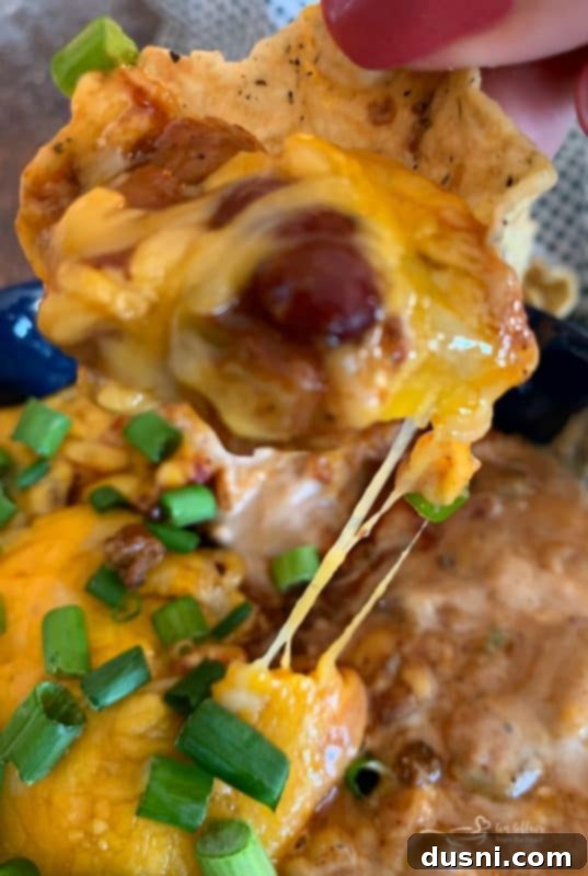 Baked Chili Cheese Bean Dip