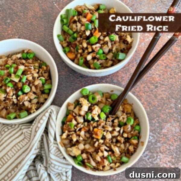 Cauli Power Stir-fry 7 Full spread of Cauliflower Fried Rice ready to be served