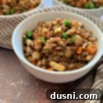 Cauli Power Stir-fry 9 Side view of Cauliflower Fried Rice in a white bowl