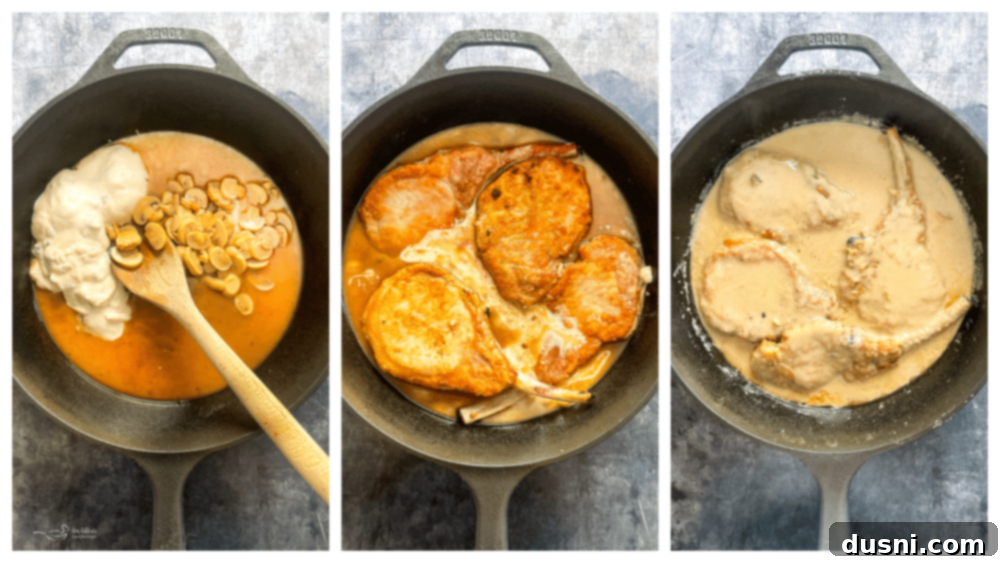 Mushroom Gravy Pork Chops 7 img 135 6